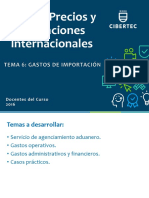 Tema 6 Gastos de Importación