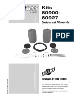 Kits 60900-60927: Universal Fitments