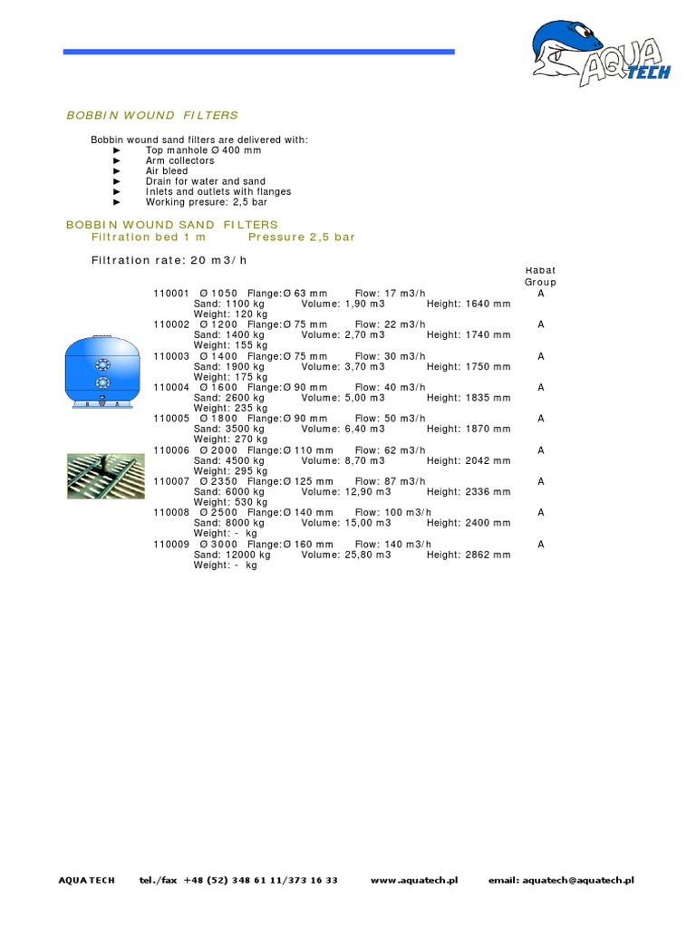 Filters For Public Pools | PDF