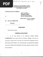 Celia Washington Bribery Indictment