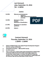 Contract Outreach Thursday, September 15, 2016 1:30PM - 2:30PM