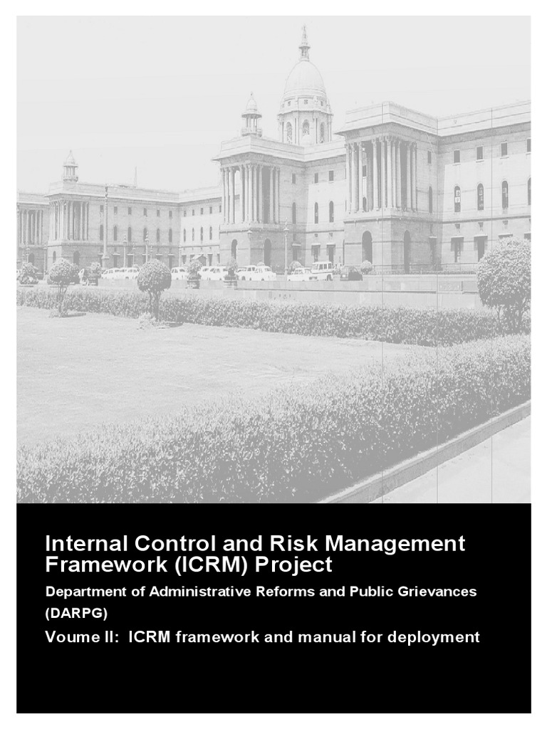 ICRM Framework for Government Schemes | PDF | Internal Control | Risk ...
