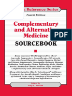 Complementary and Alternative Medicine Sourcebook