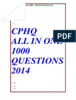 1000 Questions in CPHQ