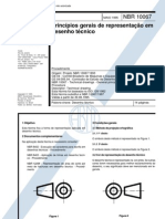 NBR 10067 - Principios Gerais de Representação de Desenhos Tecnicos