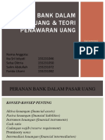 Peranan Bank Dalam Pasar Uang & Teori Penawaran Uang