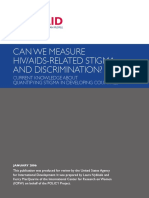 Can We Measure HIV Stigma and Discrimination 2006