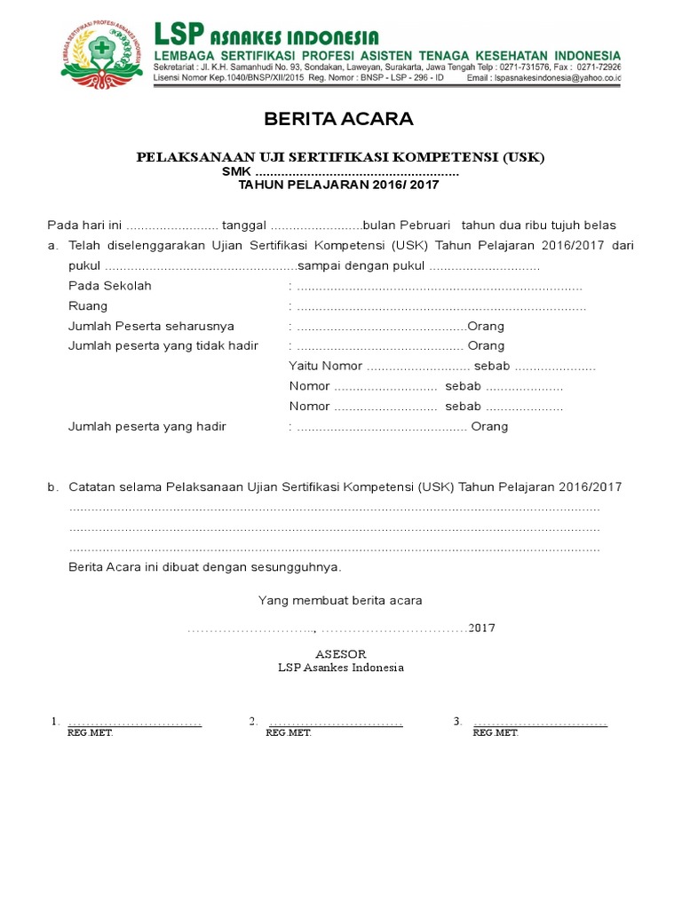 BERITA ACARA DAN DAFTAR HADIR.doc.doc