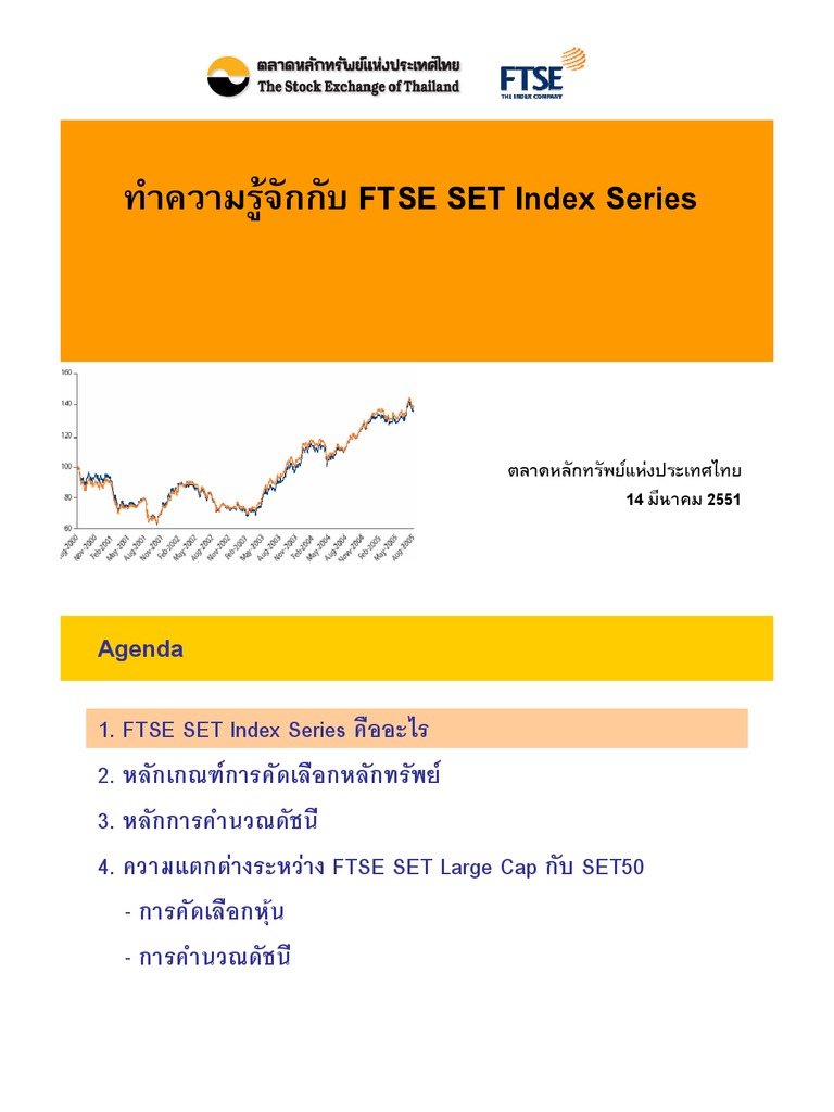 FTSE SET Index Series Overview | PDF | Index Numbers | Stock Market Index