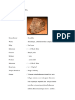 Determinasi Mineral