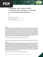 Artigo Oiapoque Aqui Começa o Brasil
