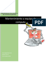 Mantenimiento A Equipo de Computo