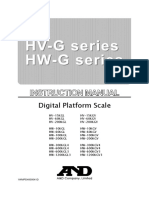 Timbangan Analit 100kg Tipe AND HW-100KG - MANUAL PDF
