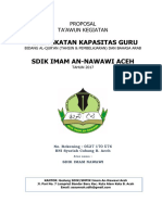 Proposal Bimbingan & Pelatihan Tahsin Guru