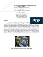 Velocity Measurements of Particles in The Impeller of A Centrifugal Slurry Pump