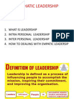 Leadrrship in Organization