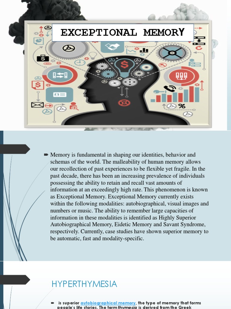Exceptional Memory Download Free Pdf Memory Mental Processes