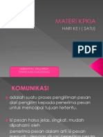 Materi Kpkia Hari 1