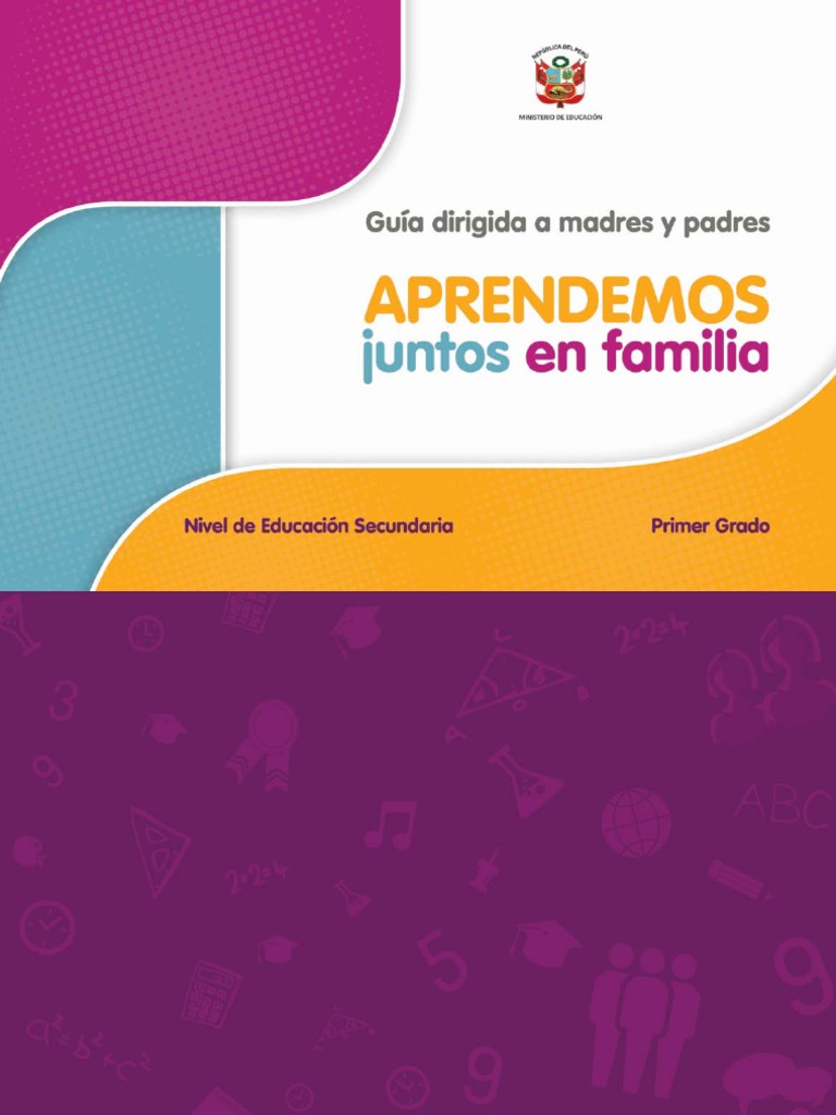 Guía para PPFF 1er - Grado - Secundaria PDF | PDF