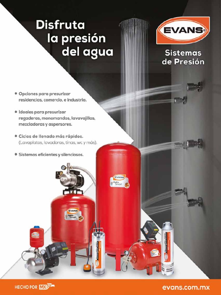 Presostato Hidroneumatico para Bomba de agua 60-80 Psi