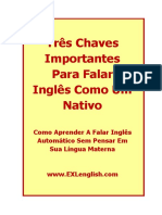 Três Chaves para Aprender Ingles