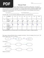 Inverse Functions Activity