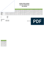 Jadwal Kerja Harian Petugas Kebersihan Rsu Denisa: Periode Agustus September 2015