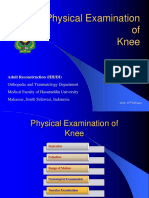 Physical Examination of The Knee
