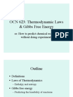 Thermodynamic Laws & Gibbs Energy