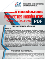 Ingeniería Civil: Proyectos Hidráulicos y Definiciones Básicas