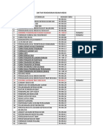 Daftar Penomoran Rekam Medis