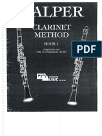 Galper Clarinet - Book 1