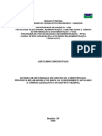 Sistema de Informação Em Gestão de Competências, Proposta de Um Modelo de Mapa Do Conhecimento Aplicado à Câmara Legislativa Do Distrito Federal