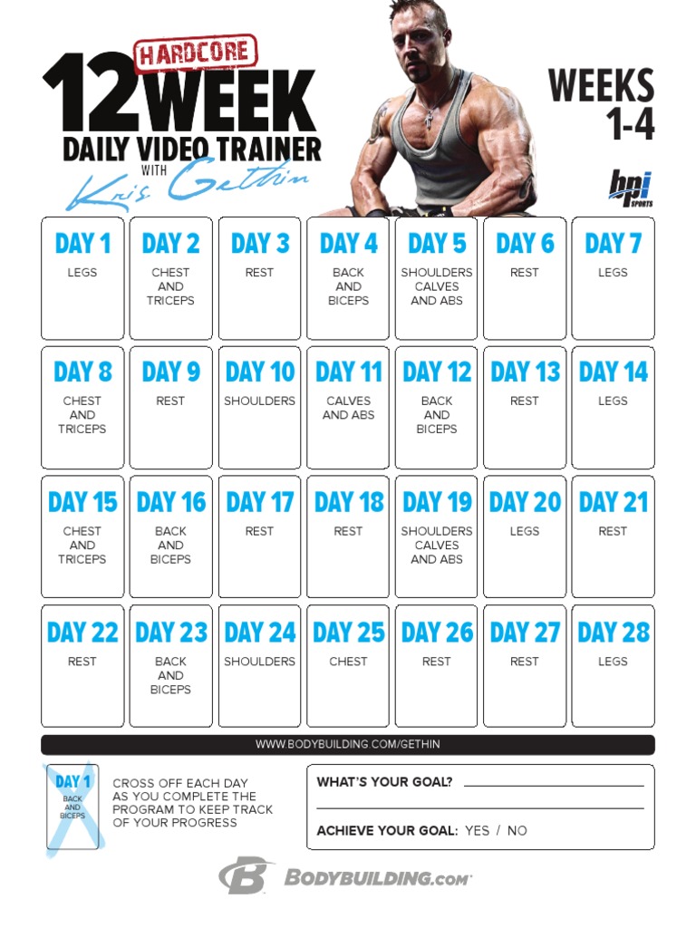 kris gethin 12 week free