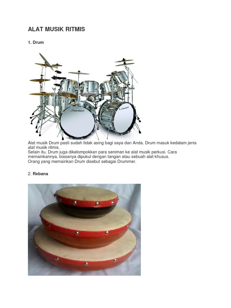 Alat Musik Ritmis Dan Asal Daerah Berbagai Alat Alat Musik Ritmis Dan Asal Daerah Berbagai Alat
