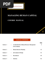 MHC - Course Manual