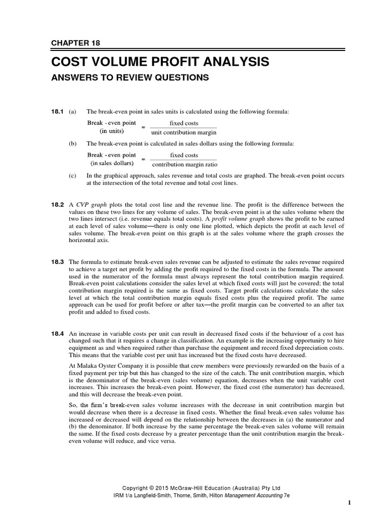 Management Accounting Langfield Smith Solution Manual