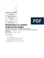 Mechanisms in Modern Engineering Design