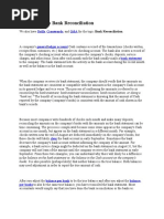 Download Introduction to Bank Reconciliation by D K  Documents SN36140676 doc pdf