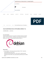 Cara Install Debian Server Di Virtualbox (Debian 7