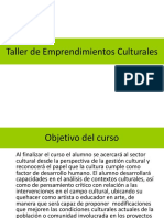 Taller de Emprendimientos Culturales-P.ppt