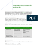 4 Pasos en La Identificación y Evaluación de Aspectos Ambientales