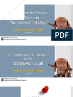 Proposed Changes To The Dogs Act 2008