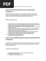 Download Bentuk Ancaman Militer dan Non Militer Terhadap Negaradocx by aisyahhasyim SN361411332 doc pdf