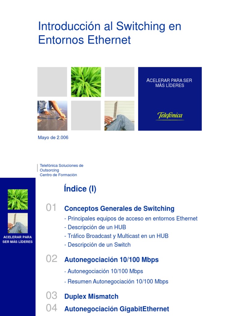 Introducción al Switching Ethernet | PDF | Conmutador de red | Red de ...