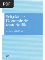 Selcuklular Doneminde Maturidilik