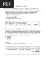 Aactg 15 Relevant Costing