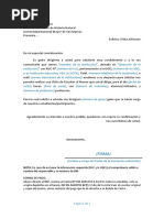 Modelo Carta Solicitud Visita Pdf