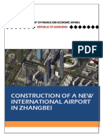 (Document Title) : Construction of A New International Airport in Zhangbei