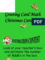 Greeting Card Math Christmas Card Box